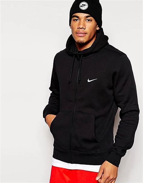 Nike Zip Up Hoodie With Swoosh Logo Asos