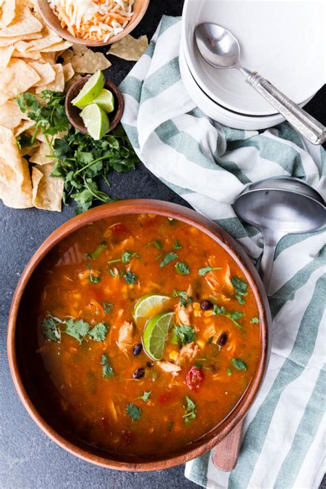 Check out this post for a guide to help you choose need some more instant pot recipes? Instant Pot Chicken Taco Soup - Easy Peasy Meals