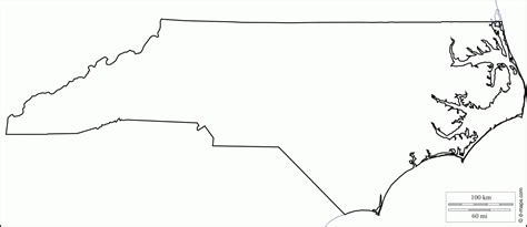 North Carolina Map Outline Printable Printable Map Of The United States