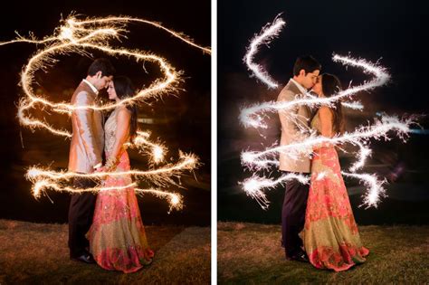 How To Take Sparkler Pictures Basic Wedding And