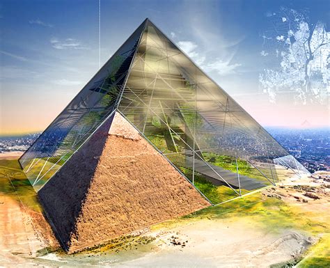 Bio Pyramid Turns Egypts Ancient Pyramids Into A Gigantic