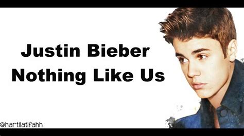 Nothing Like Us Justin Bieber Believe Acoustic Lyrics On Screen