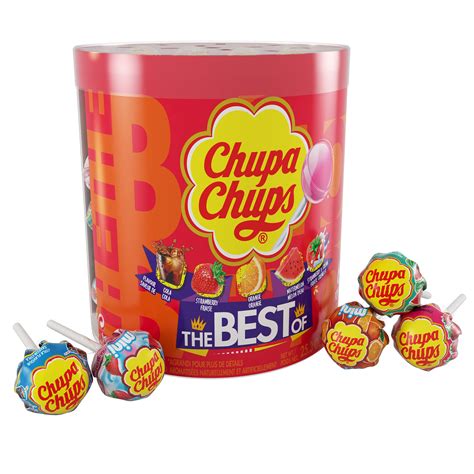 Buy Chupa Chups Candy Lollipops Drum Display5 Assorted Candy Flavors