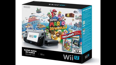 Wii U Super Mario 3d World Bundle Unboxing Youtube