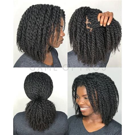 40 Two Strand Twists Hairstyles On Natural Hair With Full Guide Coils