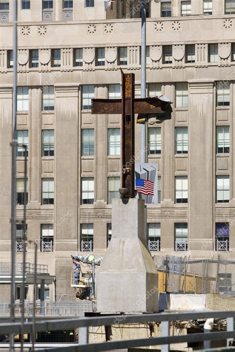 Memmorial 911cross At Ground Zero Stock Photo By ©mishella 9226211