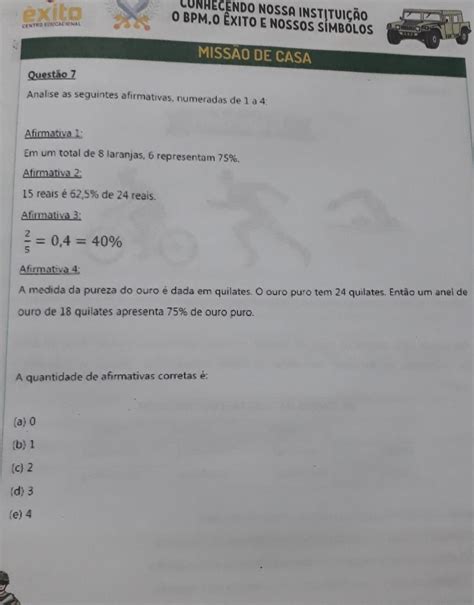 Analise A Relação Entre As Seguintes Afirmativas O Gestor Garante