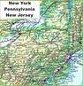 Map Of New York And New Jersey Border - City Subway Map