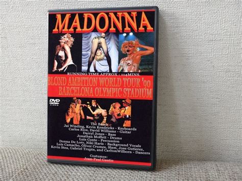 Madonna Blond Ambition World Tour 90 Barcelona Olympic Etsy