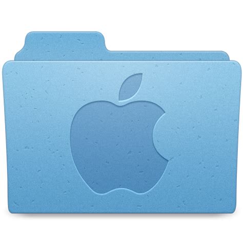 Apple Folder Icon Aqua Lion Icons