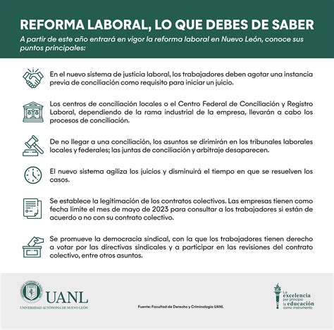 Conoce Los Puntos Clave De La Reforma Laboral Vida Universitaria