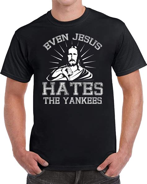 Concon Even Jesus Hates The Yankees Playera Para Hombre Graciosa Y Sarcástica Colorido Small