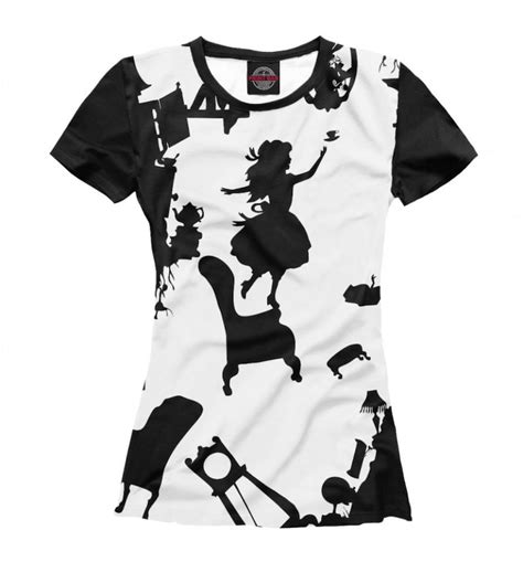 Alice In Wonderland Full Print T Shirt Mens Womens Etsy