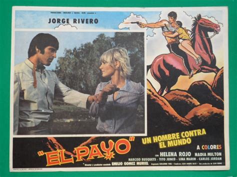 Jorge Rivero El Payo Nadia Milton Original Cartel De Cine 7000 En