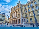 Eotvos Lorand University Building in Pest, Budapest, Hungary Stock ...