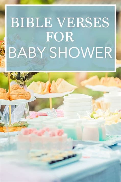 The Best Bible Verses For Christian Baby Shower Cards Decor Games