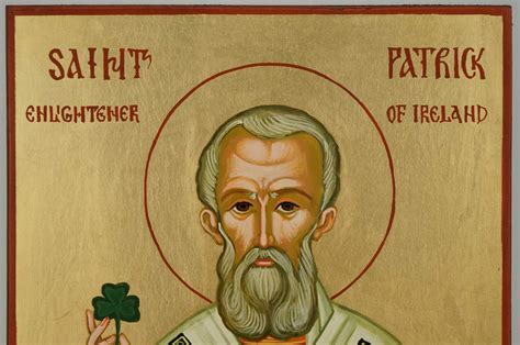 Saint Patrick Icon Hand Painted Icons Blessedmart
