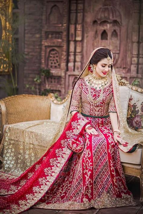 Latest Bridal Dresses 2020 Features Ayeza Khan In Pakistan 5 Tulips