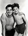 JOHNNY WEISSMULLER & JOHNNY SHEFFIELD "TARZAN FINDS A SON" - 8X10 PHOTO ...