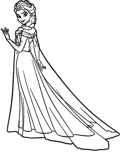 Printable Elsa Coloring Pages