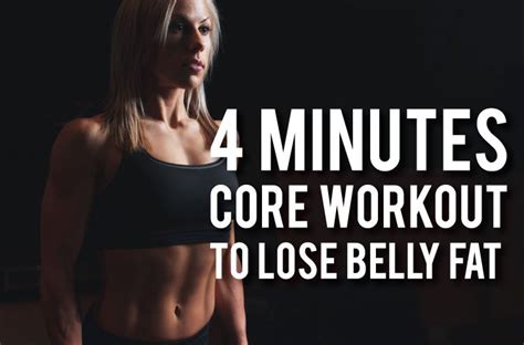 4 Minutes Best Exercise To Lose Belly Fat You Can Do At Home