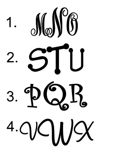 Maybe you would like to learn more about one of these? Vinyl Monogram Fonts and Colors