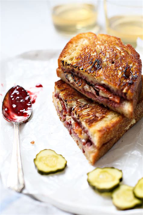 Bacon And Brie Grilled Cheese With Jam Good Life Eats
