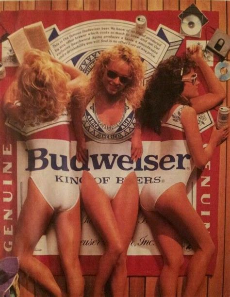 Budweiser Girls Budweiser Girls Budweiser Beer Vintage Beer Vintage Ads Vintage Denim Weird