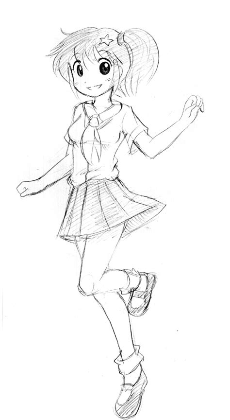 Anime Girl By Coffgirl On Deviantart