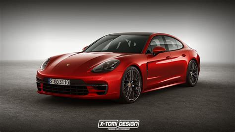 2018 Porsche Panamera Gts Rendering Is Red Signals Things To Come