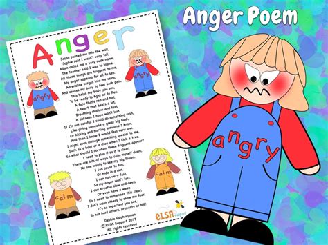 Anger Poem For Children With Questions Elsa Support Kids Poems