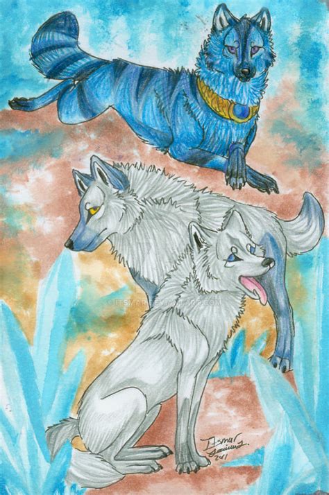 Ice Wolves By Itsmar On Deviantart