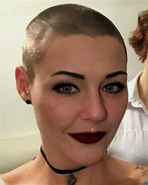 What Do You Think Of This Look Shaved Girls Shaved Head Women Half