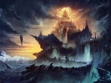 Fantasy Art Landscapes Fantasy Landscape Fantasy Castle