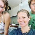 Gwyneth Paltrow Goes Makeup-Free in a Rare Photo with Kids Apple and Moses