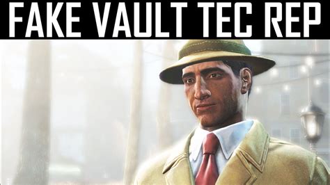Fallout 4 Pretending To Be Vault Tec Rep Salesman Youtube