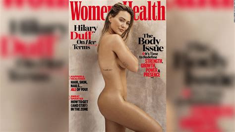 Hilary Duff Bares All In Womens Health Cnn