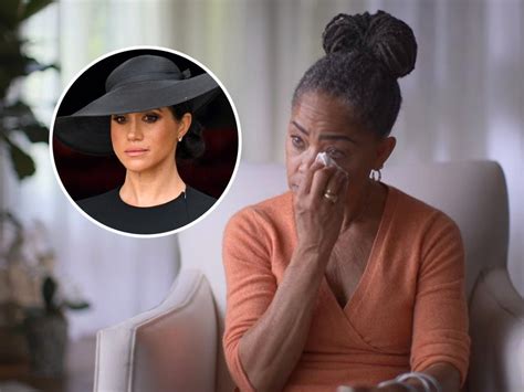 Meghan Markles Mom Doria Ragland Recalls Daughters Suicidal Thoughts