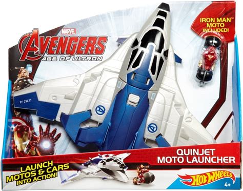 Avengers Age Of Ultron Quinjet Moto Launcher Includes 4 Motos Amazon