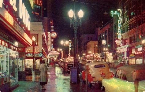 Sw Broadway Downtown Portland In The 1950s Rthewaywewere