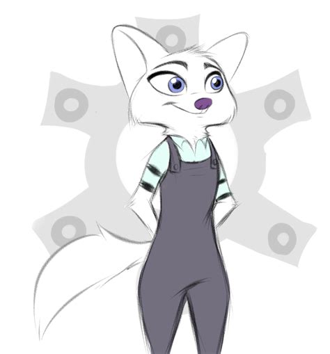 The Big Imageboard Tbib Anthro Arctic Fox Blue Eyes Canid Canine