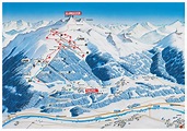 Large detailed piste map of Glungezer, Innsbruck Ski Resort | Tyrol ...