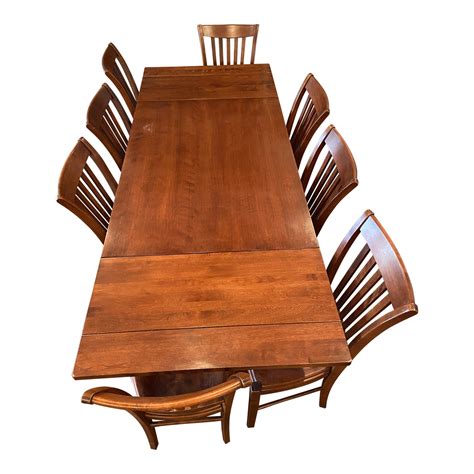 Nichols And Stone Dining Table And Chairs Set Chairish