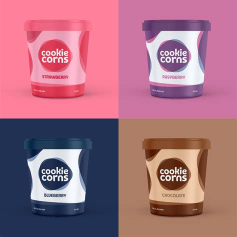 Cookie Corns Ice Cream Packaging Design Laptrinhx