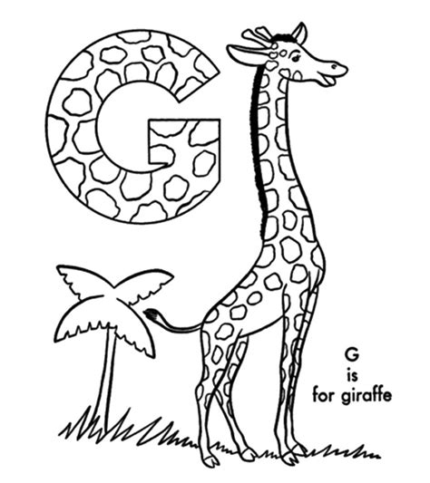 25 Letter G Coloring Pages For Kids