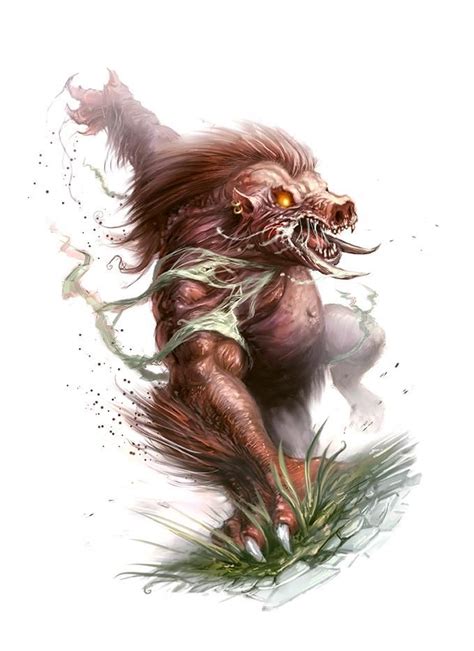 Were Boar By Scottpurdy On Deviantart Mythological Creatures Fantasy