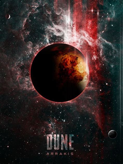 Dune Arrakis Source Of The Spice Epic Space Film Poster On Behance