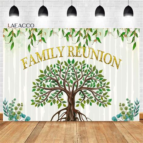 Laeacco Familien Treffen Hintergrund Stammbaum Eukalyptus Bl Tter