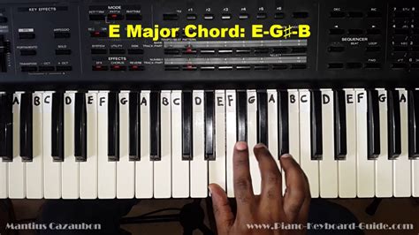 Italia, eurovision song contest 2021. How to Play the E Major Chord on Piano and Keyboard - YouTube