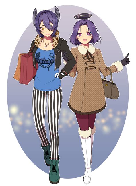 Tenryuu And Tatsuta Kantai Collection Drawn By Pochipochi Goya